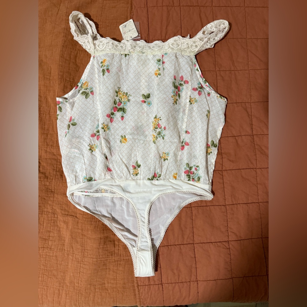 NWT free people Morning Call Bodysuit - sz L - Picture 3 of 4